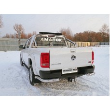 Защита кузова и заднего стекла со светодиодной фарой 75х42 мм (на кузов) код VWAMAR17-24