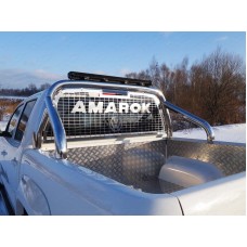 Защита кузова и заднего стекла со светодиодной фарой 76,1 мм (на кузов) код VWAMAR17-16