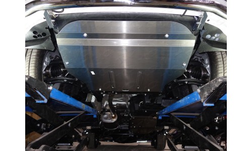 Защита картера (алюминий) 4 мм код ZKTCC00038 на Volkswagen Multivan T6 (2016-) 