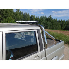 Защита кузова и заднего стекла 75х42 мм со светодиодной фарой код UAZPIC2016-29