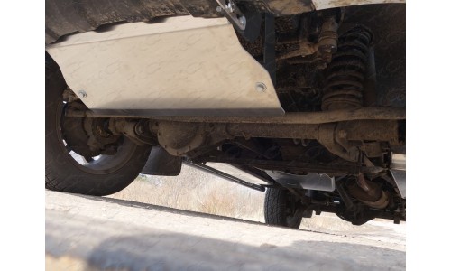 Защита рулевых тяг (алюминий) 4мм код ZKTCC00120 на UAZ PATRIOT PICKUP (2015-) 