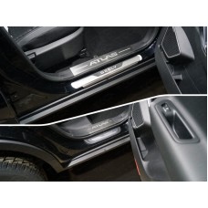 Накладки на пластиковые пороги (лист шлифованный надпись Atlas) 4шт код GEELEATL18-09