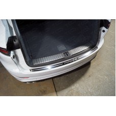 Накладка на задний бампер (лист зеркальный надпись Porsche) PORSCAY18-13